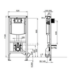 Villeroy & Boch, Viconnect Zelfdragend Wc-Element Frontbediend