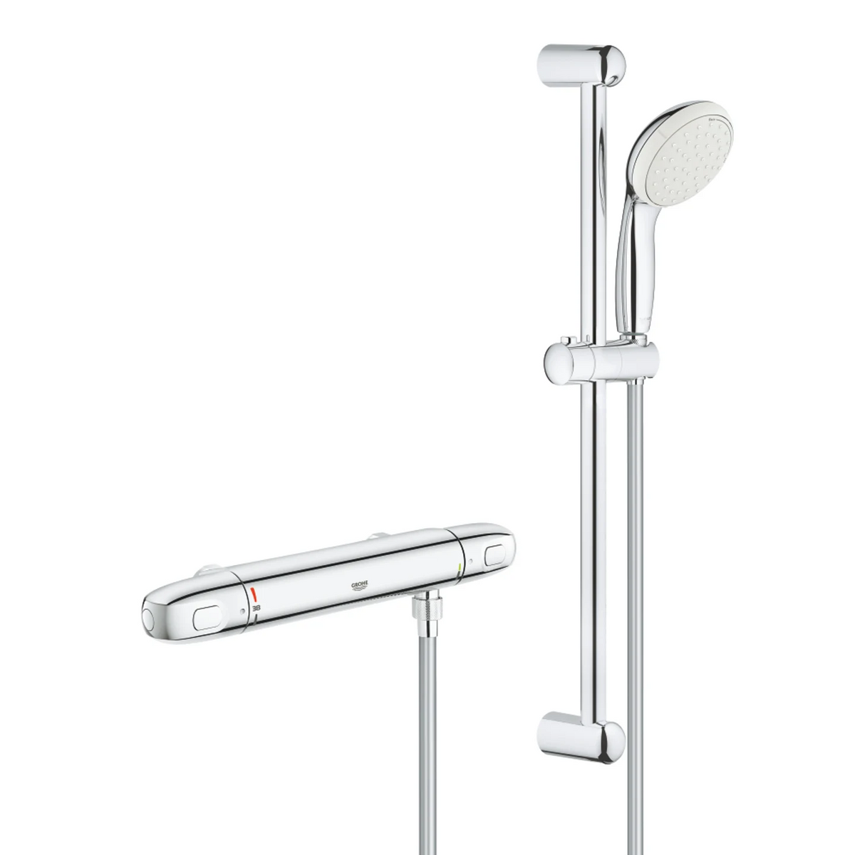 Grohe Grohtherm 1000, Douchethermostaat, met doucheset