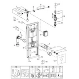 Grohe Rapid-Sl Wc Element Zonder Wandbevestiging