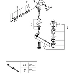 Grohe Atrio New, Bidetmengkraan