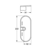 Grohe Tempesta zeepschaal  acryl