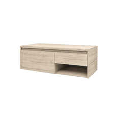 Creavit - Ares Wastafelonderkast- 120 cm - Licht Hout