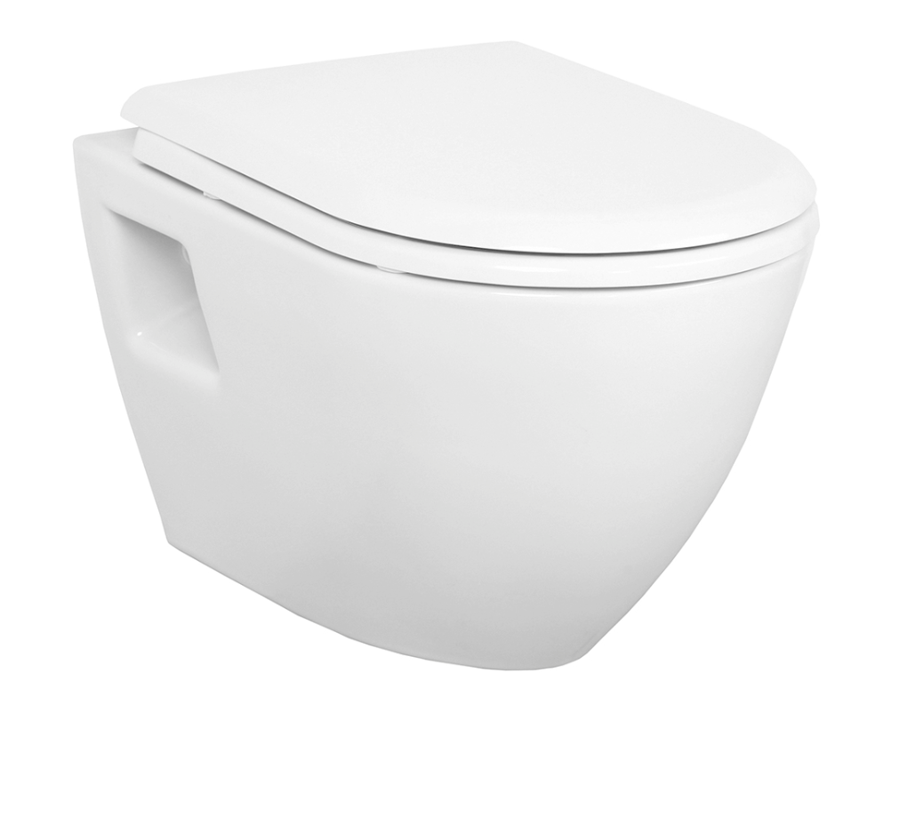 Creavit - Design Ophang Wc Wit - Zonder Sproeier (bidet) -  zonder zitting