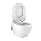 Creavit rimoff ophang wc met bidet warm/koud water - mat