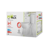 Aloni - Duoblok - Staand Toilet - Zonder Bidet -  P-Trap - 4 in 1