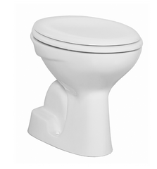 Creavit - Staande Wc Onderpot Wit - Zonder Sproeier (Bidet) -  S-Trap