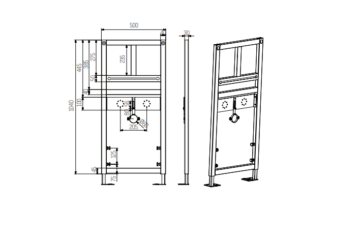 Creavit - Wastafel Inbouwelement -