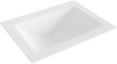 Cloud Talc Solid Surface İnbouw Wastafel 60Cm. Positie Wasbak Midden.