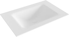 Cloud Talc Solid Surface İnbouw Wastafel 70Cm. Positie Wasbak Midden.